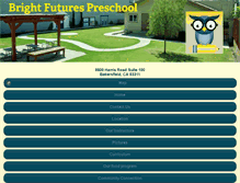 Tablet Screenshot of bright-futures-preschool.com